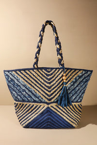 JUTE GEO PATERN BAG