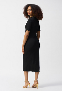 JOSEPH RIBKOFF KNIT MIDI SHEATH DRESS