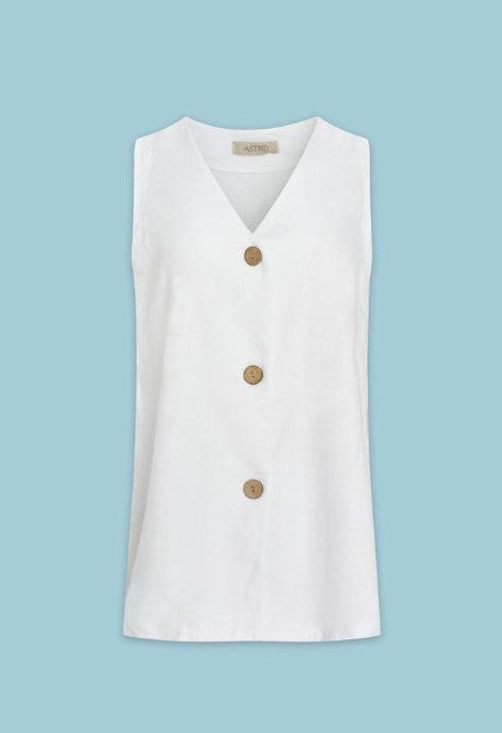 ASTRID VEST DEEP V SIDE OPEN
