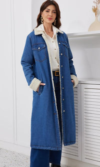 ORANGE JACKET LONF TUFTED DENIM