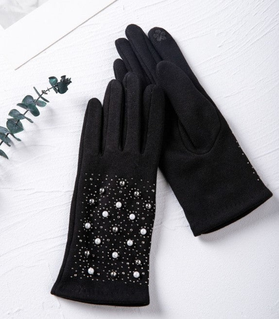 WELL GLOVE FLEECED PEARLS