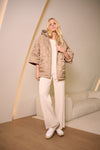 RIBKO QUILTED CAPE