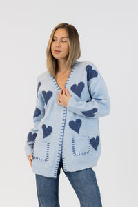 LYLA LRG HEART CARDI