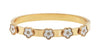 MERX BRACL BANGLE FLOWER CHARMS