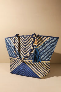 JUTE GEO PATERN BAG