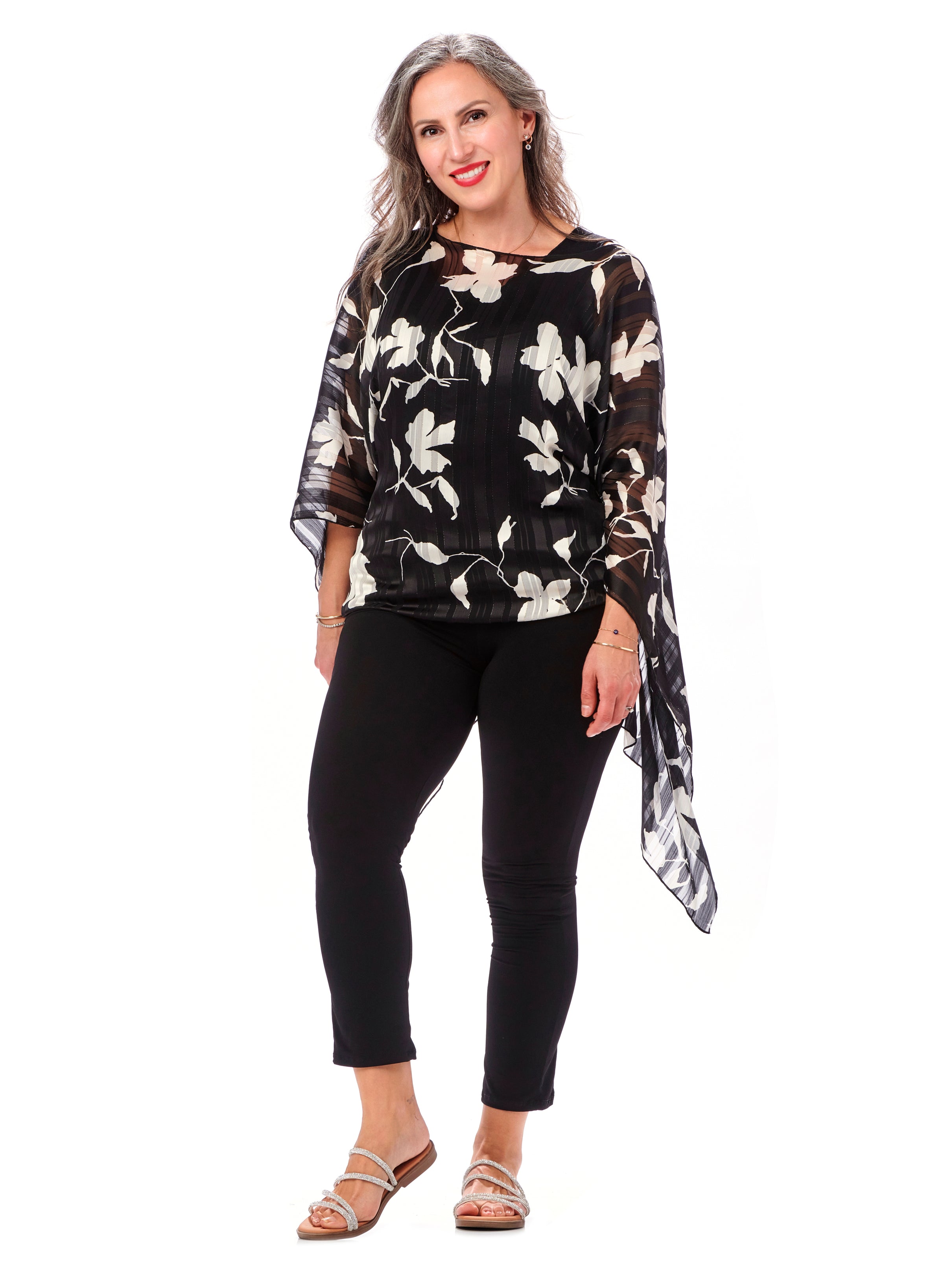 RAPZ CHIFFON OVERLAY PRINT