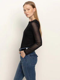 SANCTUARY L/S PERFECT MESH T