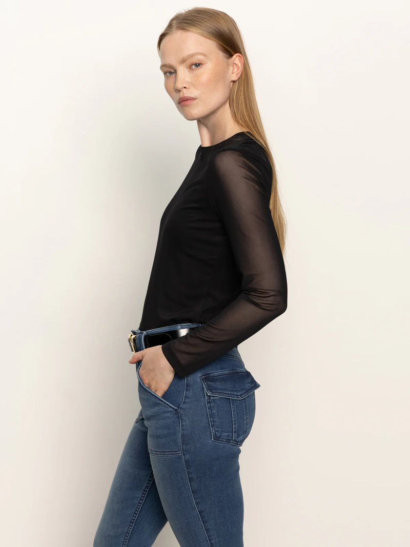 SANCTUARY L/S PERFECT MESH T