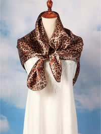 LEOPARD PRINT SCARF