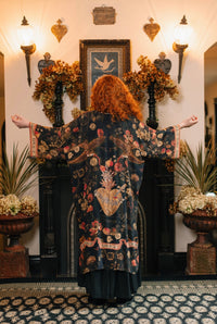MARKET OF STARS KIMONO OPERA ROBE WITH BELT