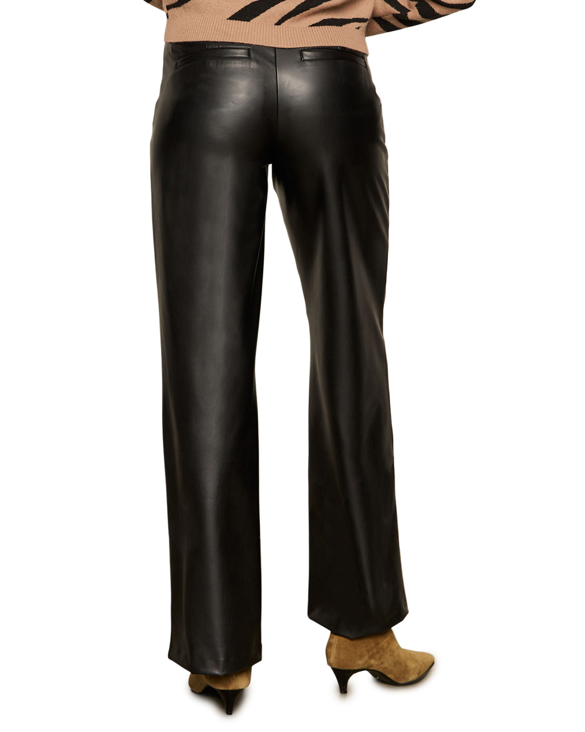 SANCTUARY RUNWAY FAUX LEATHER TROUSER