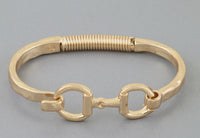 HAMMERED TOGGLE CUFF BRACELET