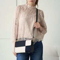 ESPE BAG 2TONE PURSE 2 STRAP