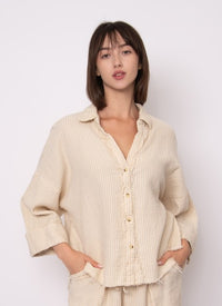 RD DBL WEAVE STRIPE SHIRT