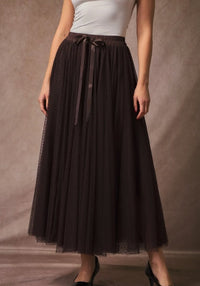 PLUMETIS TULLE SKIRT