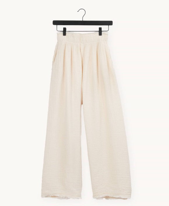 POKO PANTS DRWSTRNG CRNKL PLZZ