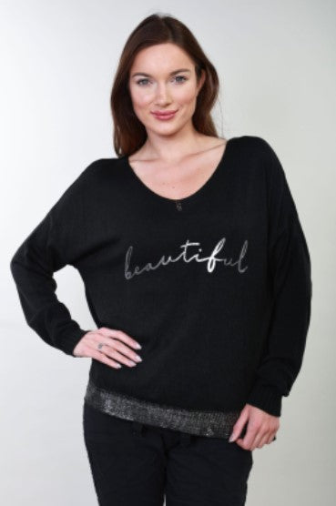 ALINA SWEATER STYLISH PRINT