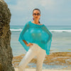 SHEER MESH PONCHO