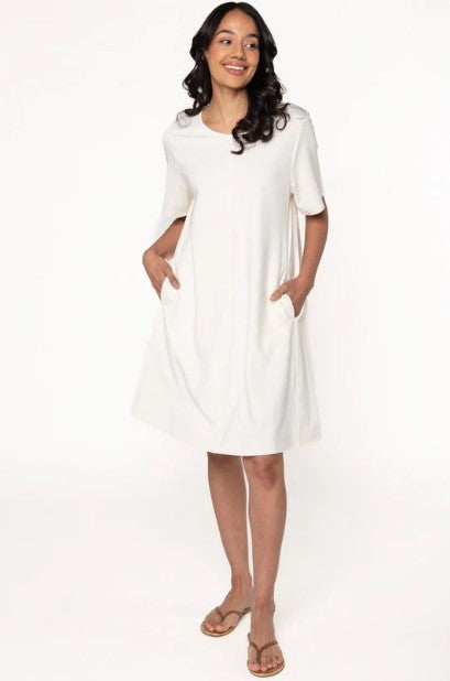 SHORT SLEEVE BAMBOO DRESS
