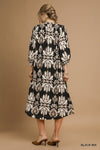 UM DRESS 1/2 BUTTON DWN MIDI