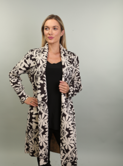 3/4 LENGTH PRINTED JACKET