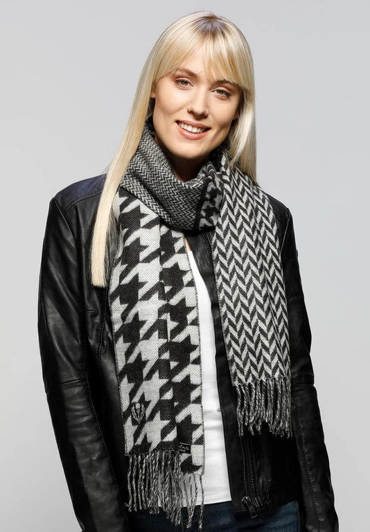 FRAAS SCARF HOUNDSTOOTH