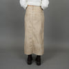 RD DISTRESSED FAUX LEATHER SKIRT