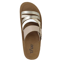 TAXI SANDAL MULTI STRP WEDGE