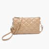 JEN & CO. CROSSBODY QUILTED WRISTLET