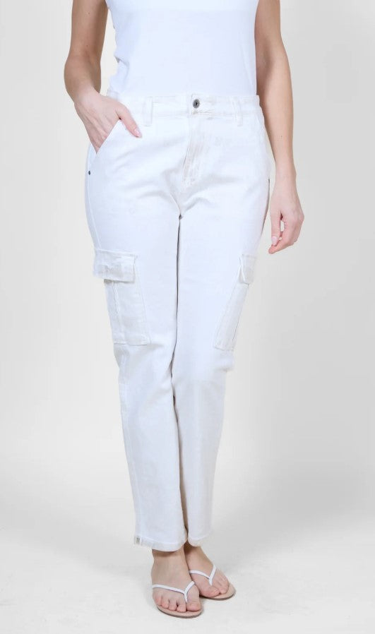 ANGELA MARA STRAIGHT LEG CARGO PANT