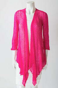 BLUE SKY LONG OPEN FRONT SWEATER