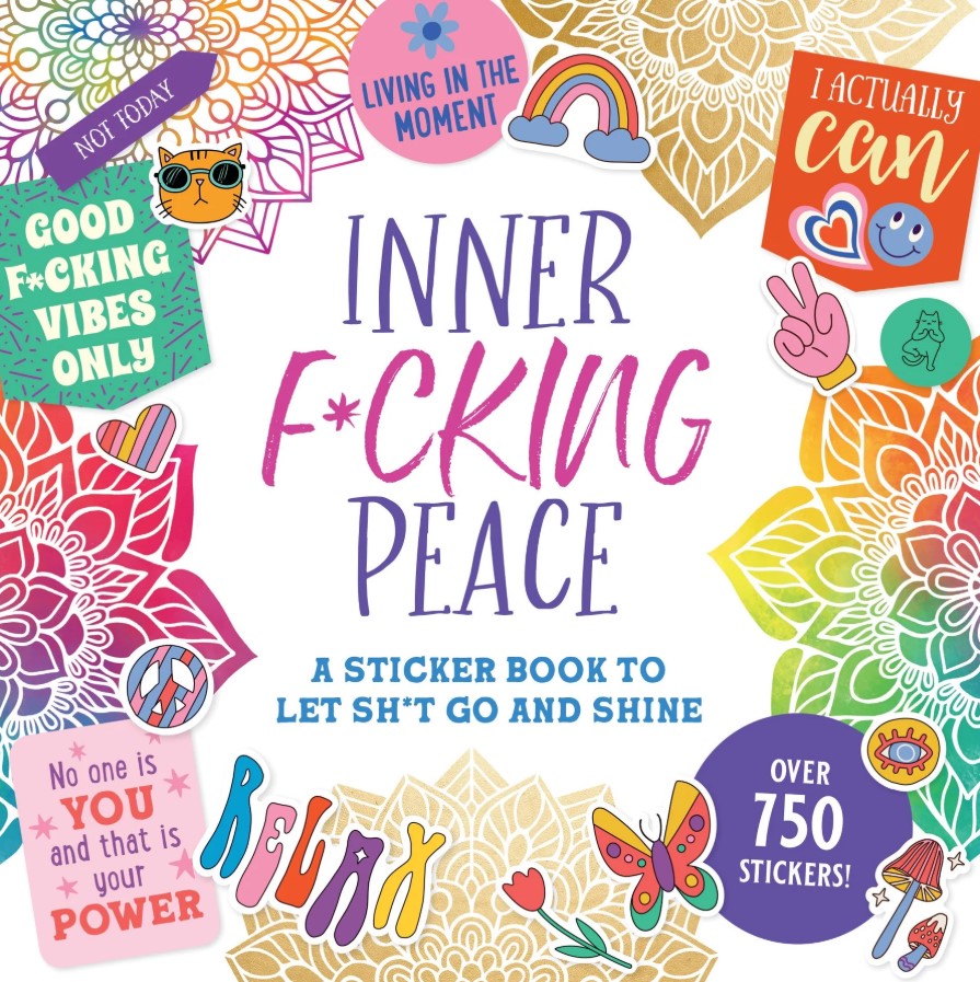 PPP STICKER BOOK INNER F@#$ING PEACE