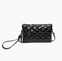 JEN & CO. CROSSBODY QUILTED WRISTLET