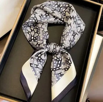 JOIA SCARF MONOGRAM FRAME MIX SILKY