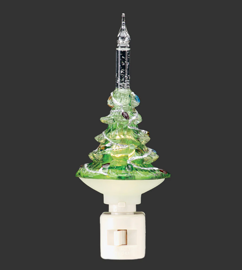 CHRISTMAS TREE BUBBLE NIGHTLIGHT