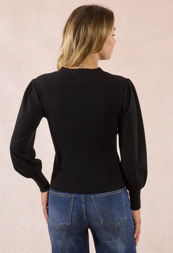 MOLLY MESH TOP L/S