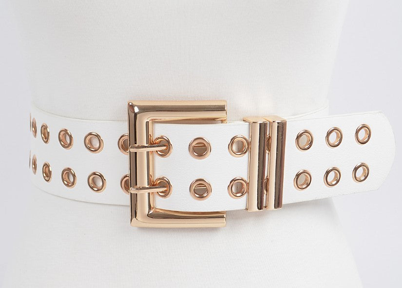 FULL EYELET WAIST BELT