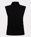 ESQUALO MOCK NECK SLEEVELESS TOP