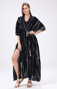 LONG BELTED KIMONO