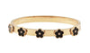 MERX BRACL BANGLE FLOWER CHARMS