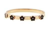 MERX BRACL BANGLE FLOWER CHARMS