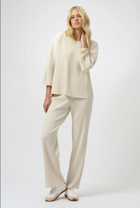 RIBKO PANTS PULL ON RIBBED