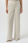 RIBKO WIDE LEG BTTN PANTS