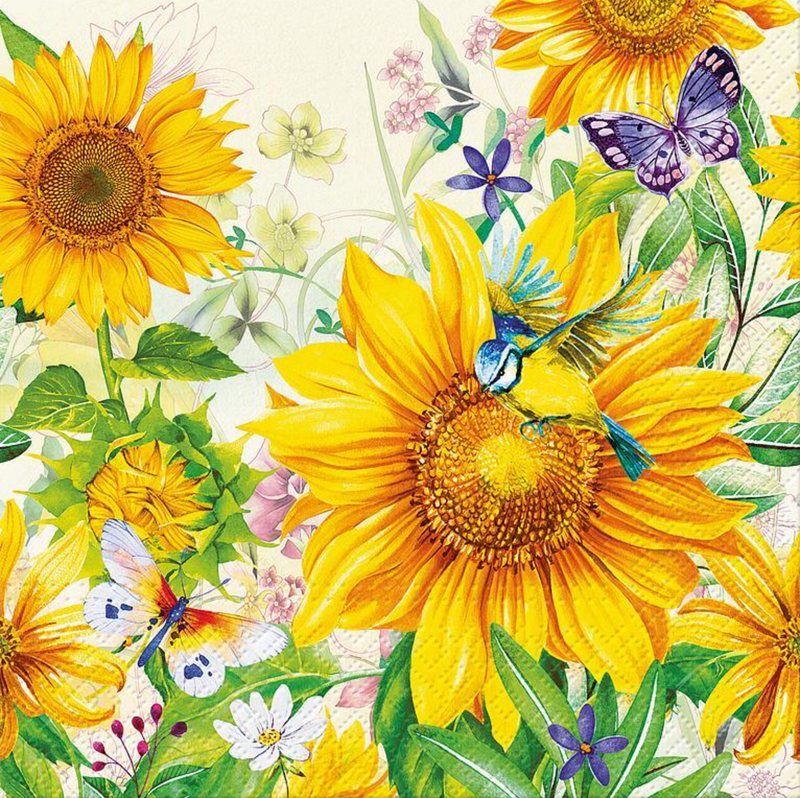 ABBOTT NAPKIN SUNFLOWER
