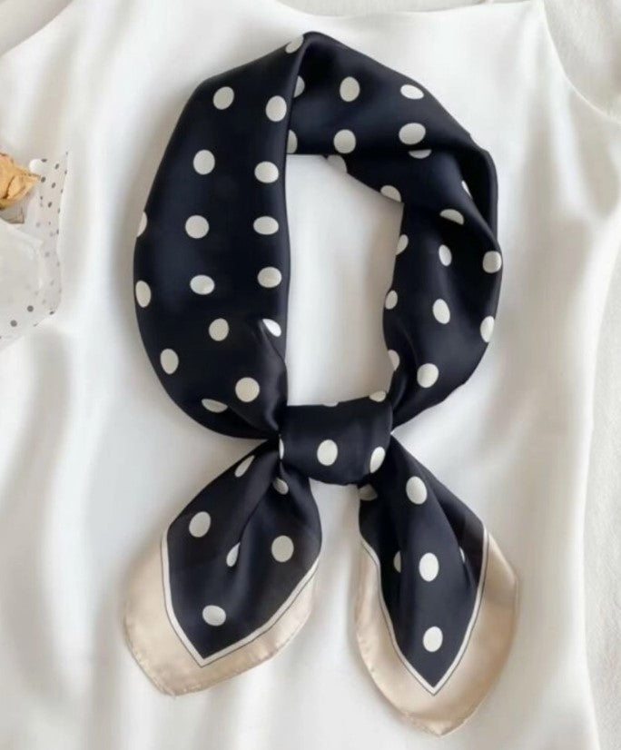 POLKA DOT FRAME MIX SCARF