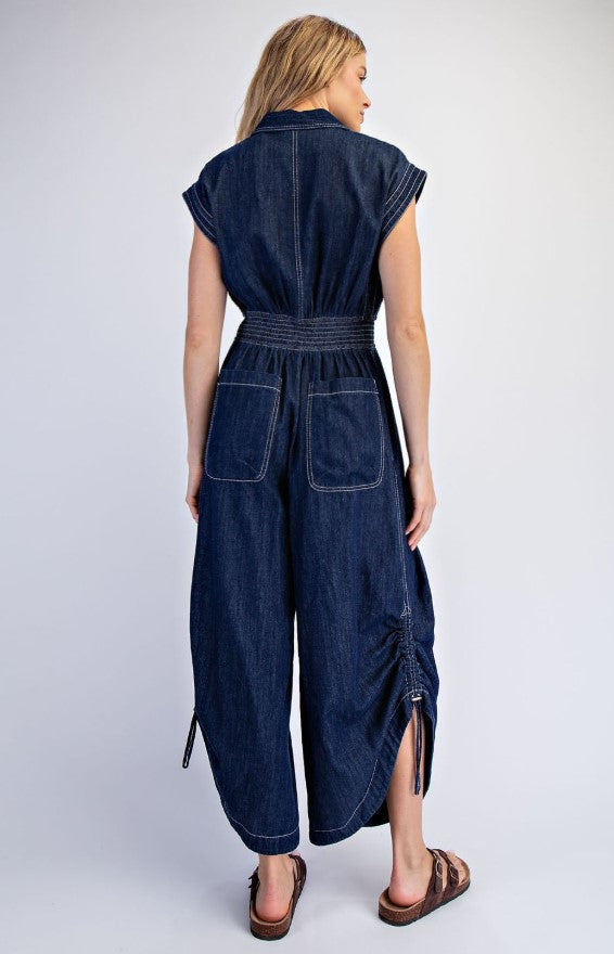 COTIERRA JUMPSUIT DENIM PARACHUTER