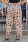 MARKET PANTS CROPPED ARTIST LINEN