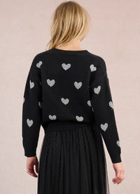 MOLLY KNIT HEART CARDIGAN