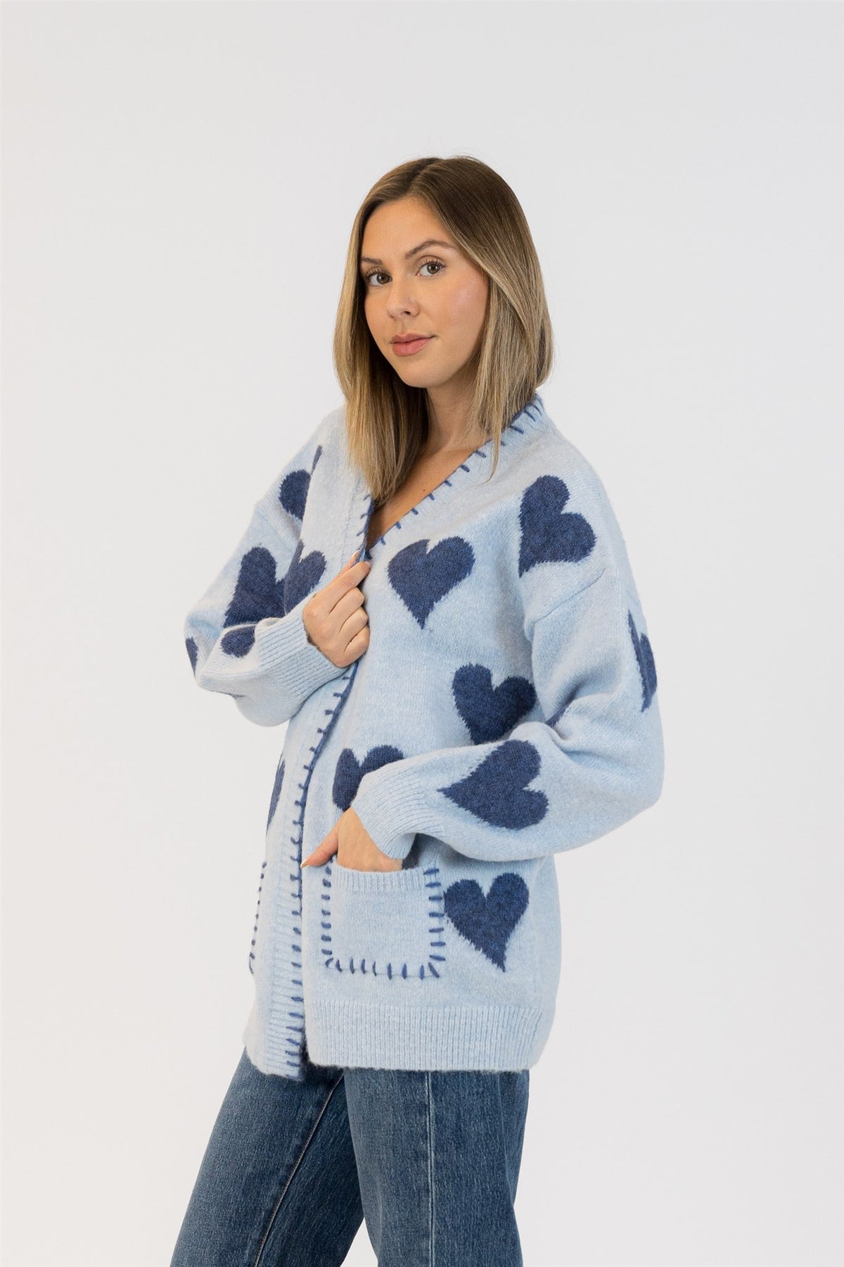 LYLA LRG HEART CARDI