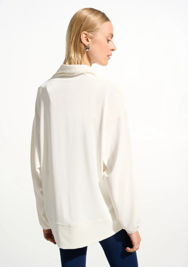 JOSEPH RIBKOFF COWL BOXY TUNIC